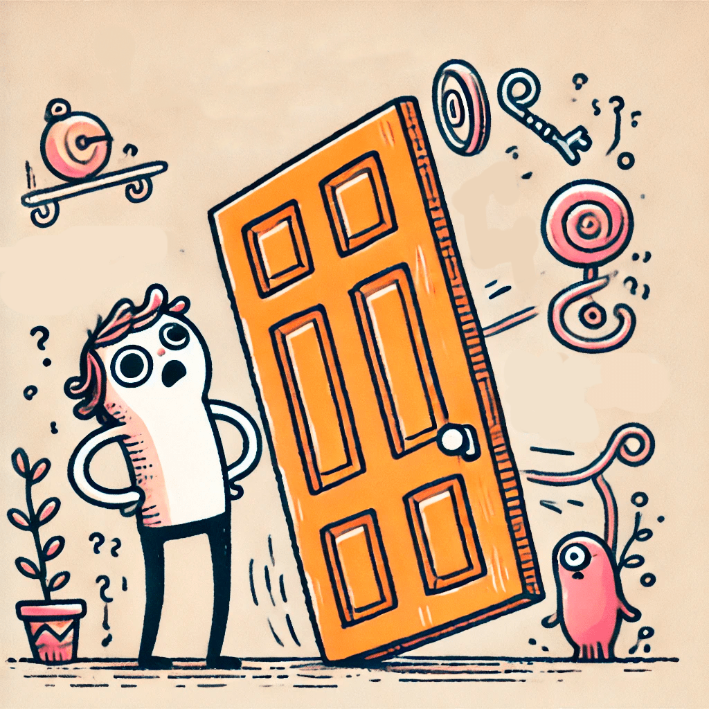 Que cada vez que quieras cerrar una puerta se abra sola