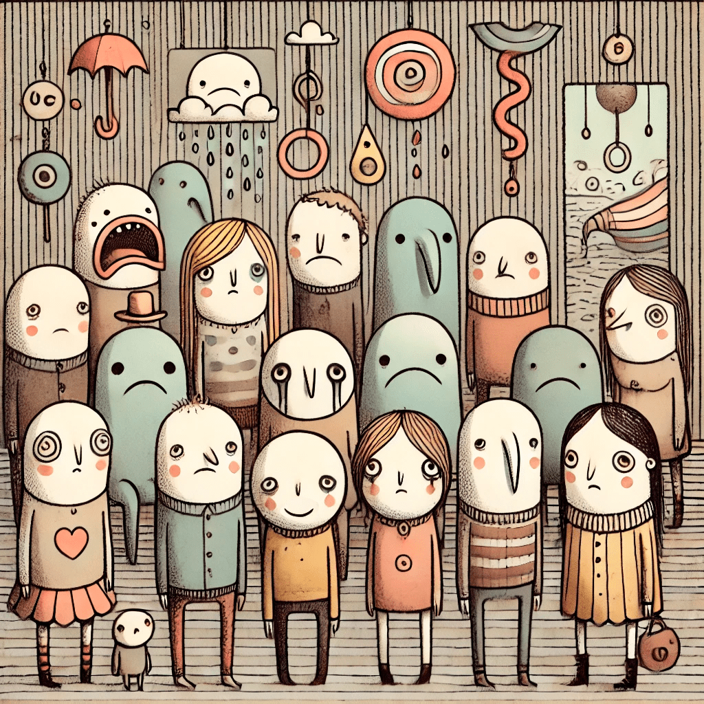 Vivir en un mundo en el que todos son infelices menos vos