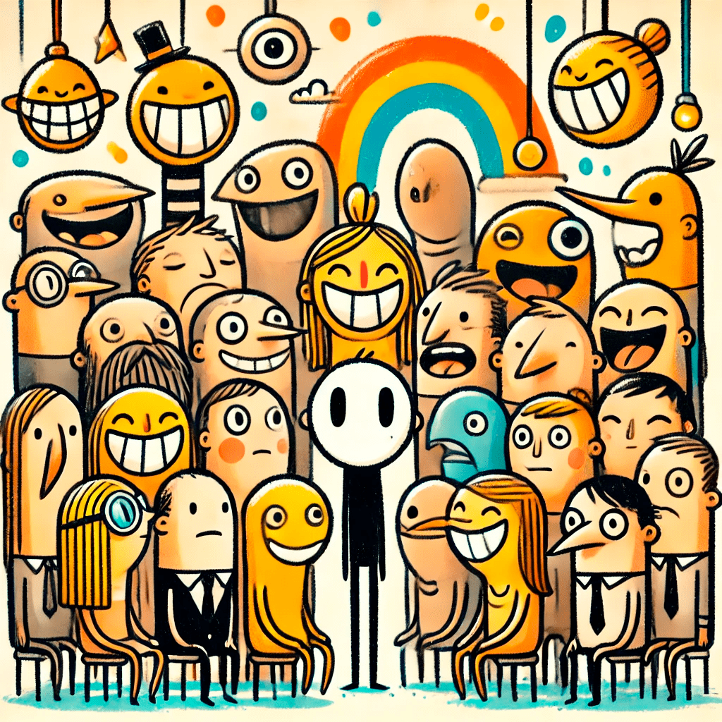 Vivir en un mundo en el que todos son siempre felices menos vos