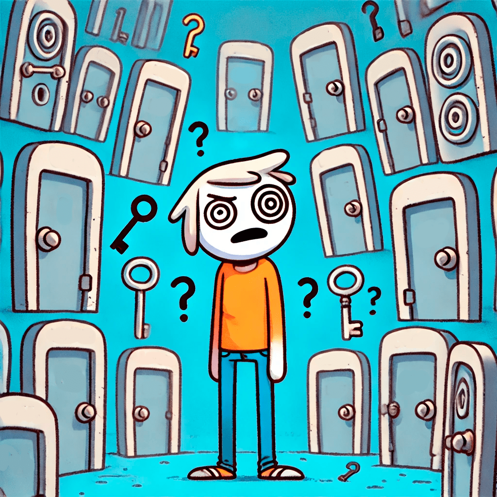 Que cada vez que quieras abrir una puerta esté cerrada con llave